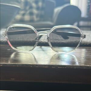 Brand new. Unused. Ray-Ban Gray Sunglasses Sleek Accessories